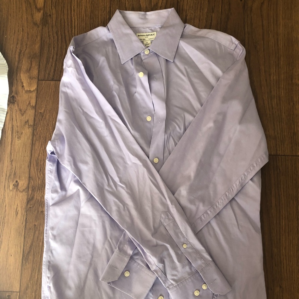 Lavender men’s button up